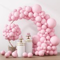 Balony pastelowe Różowe 5" 100 szt Gemar