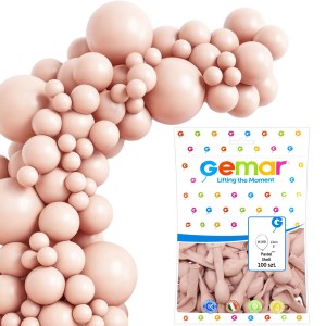 Balony pastelowe Muszelkowy Pudrowy Róż 5" 100 szt Gemar
