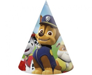 Czapeczki papierowe Paw Patrol Ready For Action 