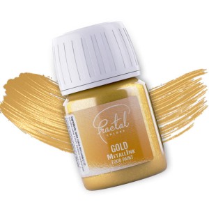 Farba spożywcza złota Gold 30g Fractal Colors