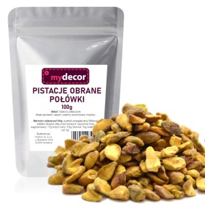Pistacje obrane bez łupin połówki 100g