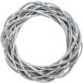 Wianek wiklinowy szary 20 cm