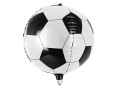 Balon foliowy 18'' Football - piłka czarna Okrągły