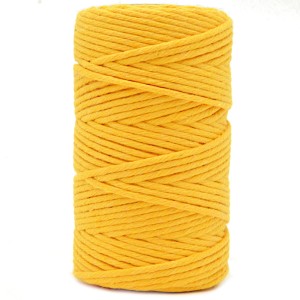 Sznurek bawełniany 2mm 100g 60m Żółty 130