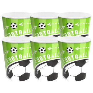 Kubeczki Football 220ml 6szt