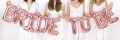 Balon foliowy Napis Bride To Be Różowe Złoto