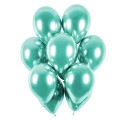 Balon 33 cm Chromowany Zielony - 1 szt