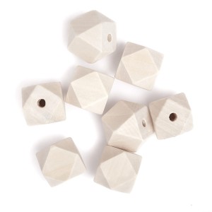 Koraliki drewniane geometryczne 20mm GRKO-107