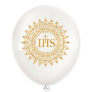 Balon 30 cm IHS Biały BAL73