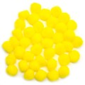 Pompony 2 cm Żółte 60 szt POM-406