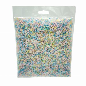Kulki styropianowe 4mm, 10g mix kolory pastel
