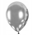 BALONY chromowane SREBRNE shiny DUŻE 10szt