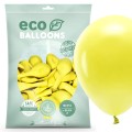 Balony ECO pastelowe 100 szt Żółty