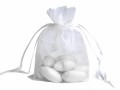 Woreczki z organzy Białe 10x15cm - 10 sztuk