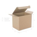 Pudełko fasonowe eko na kubek bombkę 120x120x120mm