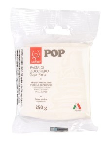 Masa cukrowa lukier POP Modecor biała 250g