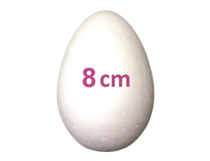Jajko Styropianowe 8 cm 