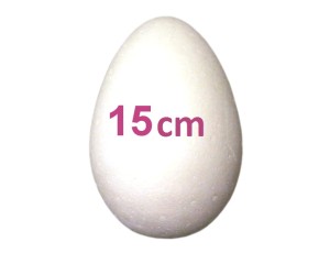 Jajko Styropianowe 15 cm 