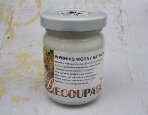 Werniks Wodny Satynowy Decoupage 110ml