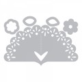 Wykrojniki Thinlits Perching Place Card Fan 658931
