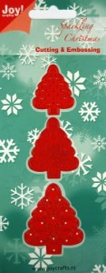 Wykrojniki Joy Choinki 3 szt 6002/2002