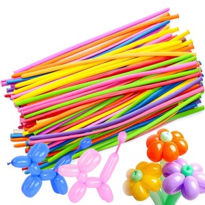 Balony do modelowania D4 mix kolorów 100 szt Gemar