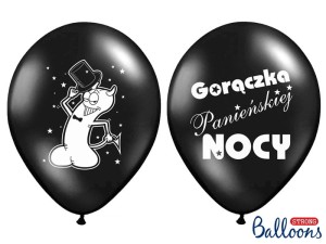 Balon 30 cm Gorączka Panieńskiej Nocy 5 szt