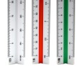 Linijka skalówka trójboczna 30cm Student Leniar