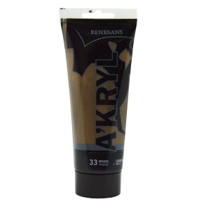 Farba Akrylowa A'KRYL 200 ml 33 Mosiądz 