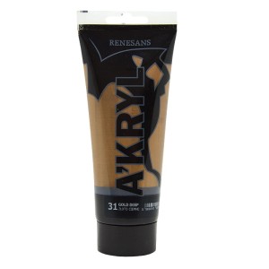 Farba Akrylowa A'KRYL 200 ml 31 Złoto Ciemne