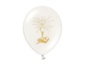Balon 27 cm I Komunia Święta Pastel Biały - 1 szt