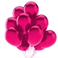 Balony 30 cm Crystal Krystaliczne Fuksja 10szt