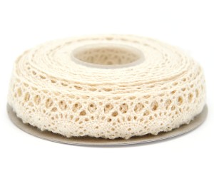 Koronka bawełniana 4,5m ecru FS103-01