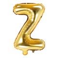 Balon foliowy Złoty 35 cm litera Z