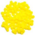 Pompony 1 cm Żółte 120 szt Pom-306