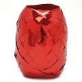 Wstążka jajko metalizowana 5mm x 10m Czerwona