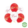 Zestaw balonów Love Walentynki 6szt 