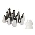 Tylki cukiernicze zestaw 11 szt + adapter do worka