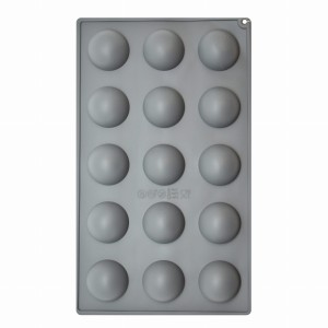Forma silikonowa do czekoladek, pralin, monoprcji półkule 3,5cm