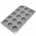 Forma silikonowa do czekoladek, pralin, monoprcji półkule 3,5cm