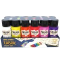 Farby do tkanin Phoenix Aureuo 12x59 ml zestaw farb 12szt x 59ml