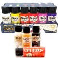 Farby do tkanin Phoenix Aureuo 12x59 ml zestaw farb 12szt x 59ml