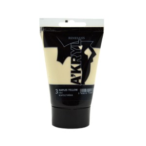 Farba Akrylowa A'KRYL 100 ml 03 Żółta z Neapolu