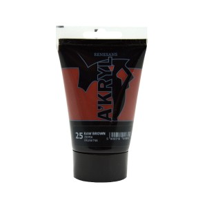 Farba Akrylowa A'KRYL 100 ml 25 Ziemia Brunatna