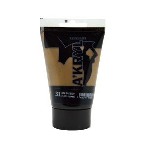 Farba Akrylowa A'KRYL 100 ml 31 Złoto Ciemne