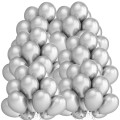 Balony EV27/400 Metaliczne srebrne 100szt