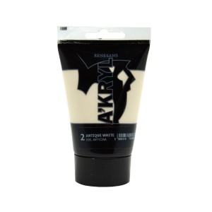 Farba Akrylowa A'KRYL 100 ml 02 Biel Antyczna 