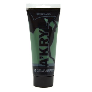 Farba Akrylowa A'KRYL 200 ml 15 Zieleń Ciemna