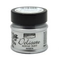 Farba Delicate Metaliczna Srebro 50 ml
