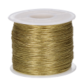Sznurek metalizowany 0,8 mm x 100 m  Złoty